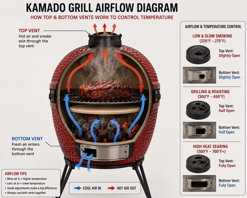  offset smoker vs kamado grill
