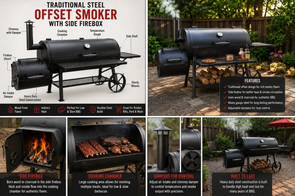 Offset Smoker vs Pellet Smoker