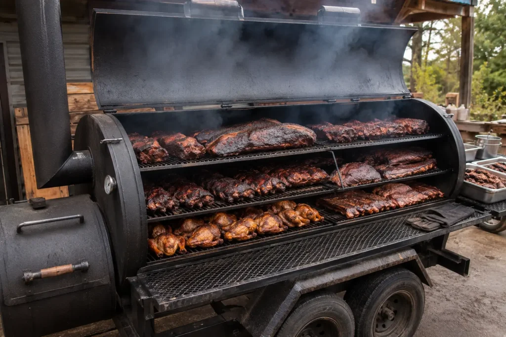 offset smokers for catering