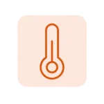 Offset smoker temperature control guide