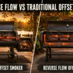 "Reverse flow offset smoker vs traditional offset smoker side by side comparison"