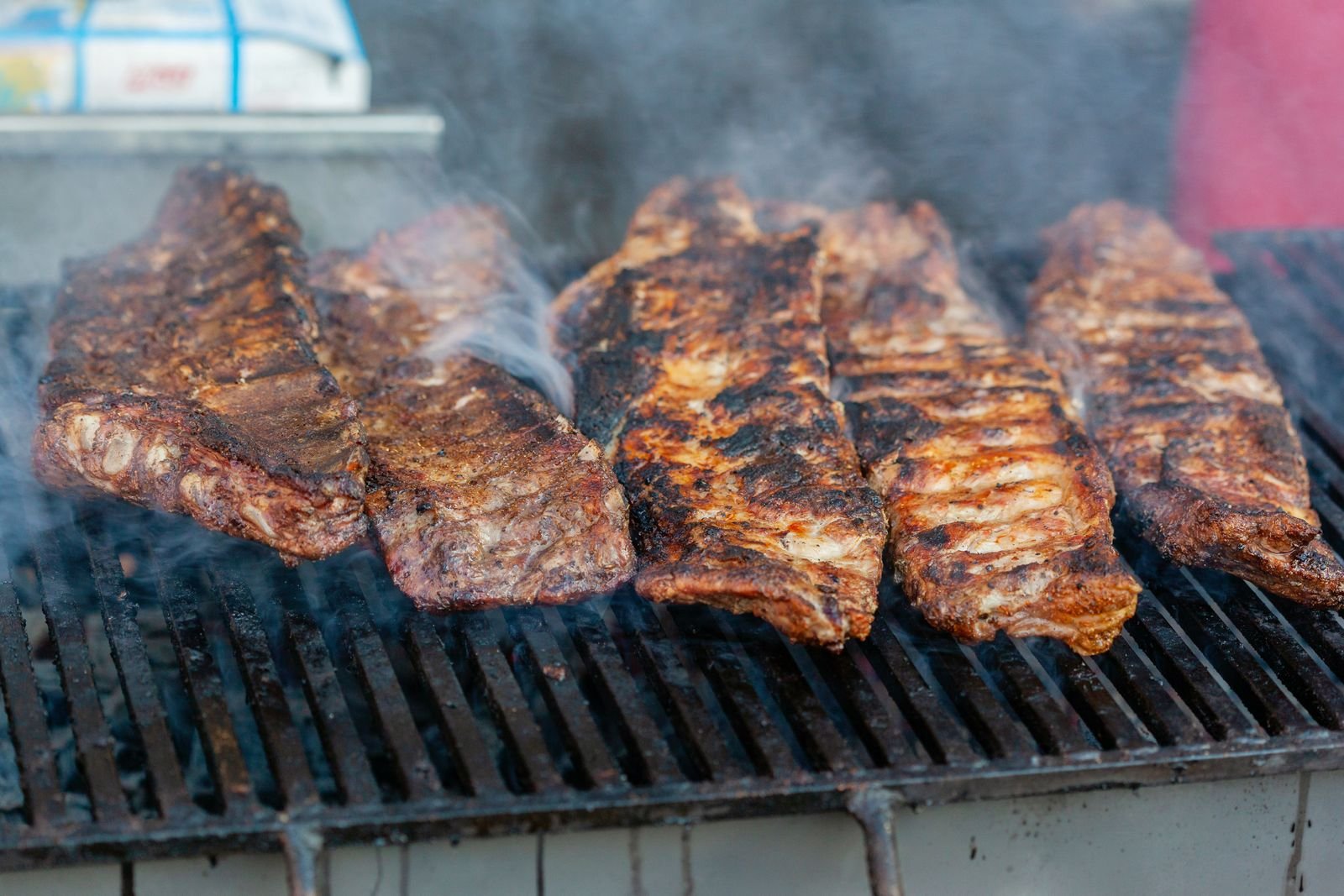 Smoked pork ribs