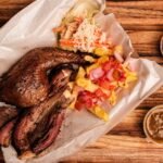 Texas style BBQ spread